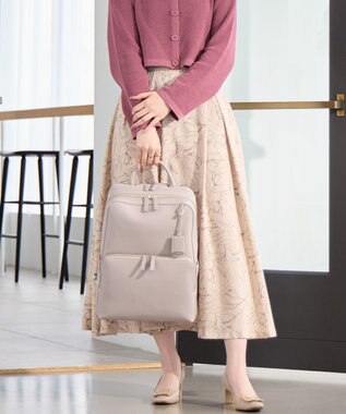 ACE BAGS & LUGGAGE Jewelna Rose フレイヤ・リュック2 2気室 14.0インチPC 16142 ジュエルナローズ ライトグレー