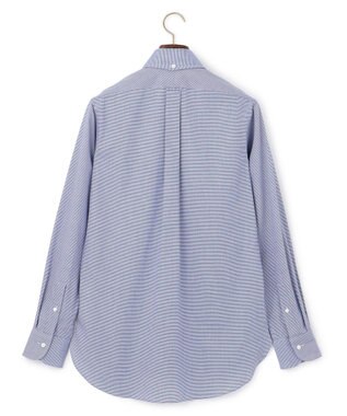 J.PRESS MEN 【PREMIUM PLEATS / 形態安定】PANAMAミニチェックシャツ/ B.D. ネイビー系3