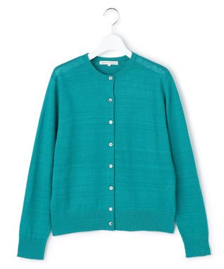 23区 【先行予約】ピュアリネンハイゲージ カーディガン