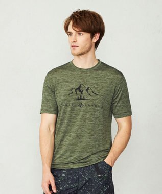 JOSEPH ABBOUD MOUNTAIN 【UNISEX】クールスキンガードTシャツ オリーブ系
