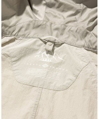 JOSEPH ABBOUD MOUNTAIN 【CREA掲載・ECO撥水/軽量/抗菌性/ライナードッキング対応】タスランワッシャー マウンテン パーカー ライトグレー系