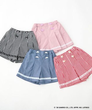 ANY KIDS 【サンリオキャラクターズ×ANY KIDS】ぷっくりボタン マリンパンツ シナモロール×ブルー