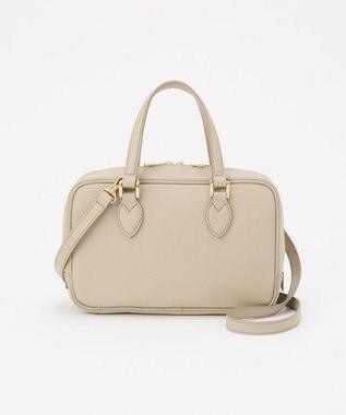 russet 【2025AW新作】シュリンクレザー2WAYミニボストンバッグ(CE-1581) GrayBeige