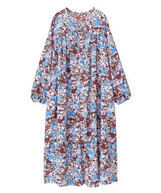 Green Parks ■ＥＳＣＡＲ　モザイクｐｔレースアップワンピース Off White