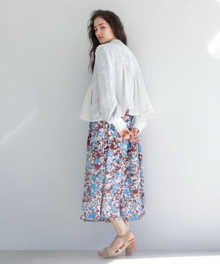 Green Parks ■ＥＳＣＡＲ　モザイクｐｔレースアップワンピース Off White