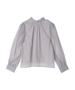 Green Parks ・ＥＬＥＮＣＡＲＥ　ＤＵＥ　バックリボンブラウス Light Gray