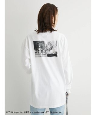 Green Parks ＬＩＦＥ　フォトプリントロングＴシャツ Black