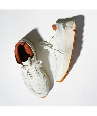 MODE ET JACOMO <carino>グリッター厚底スニーカー ホワイト