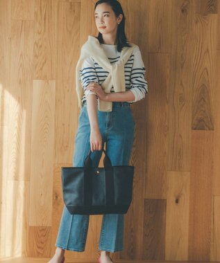 TOPKAPI 【Breath TOPKAPI】SCOTCH GRAIN スコッチグレイン ネオレザー A4トートバッグ ブラック