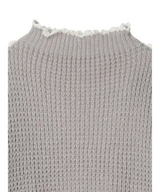 Green Parks ・Ｐｅｔｉｔ　Ｆｌｅｕｒ　ハイショクパイピングニット Gray