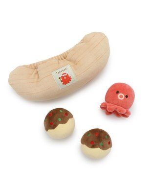 PET PARADISE ペットパラダイス たこやき ボールトイ ベージュ