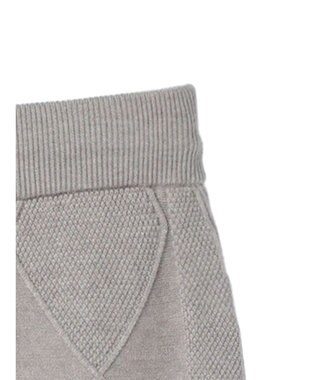 Green Parks ケーブルニットスカート Gray Mixture