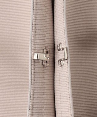 自由区 【ご好評につき追加生産・洗える】グログランノーカラー ジャケット ベージュ系