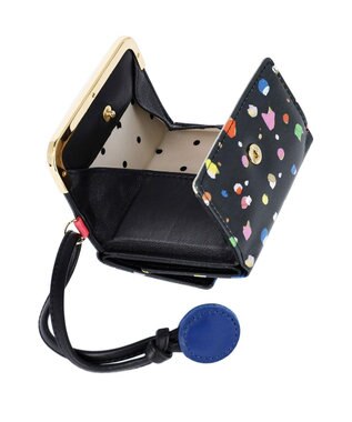 tsumori chisato CARRY てんてん ミニ財布 3つ折り財布 ブラック