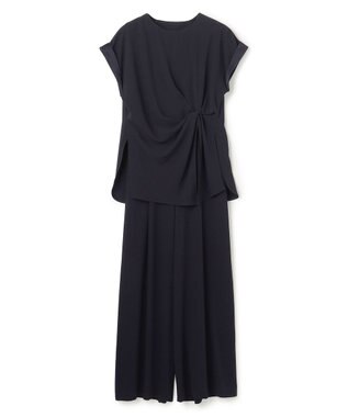 uncrave バックサテンジョーゼット オールインワン