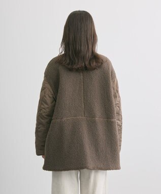 AMERICAN HOLIC 軽ポカ２ＷＡＹリバーシブルキルトアウター Mocha