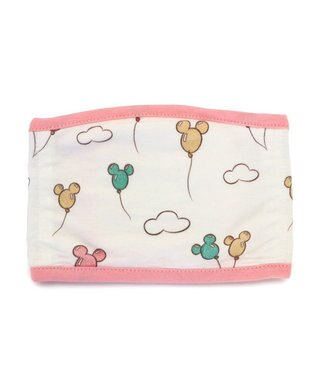 PET PARADISE ディズニー ミッキーマウス マナーベルト 《風船柄》 小型犬 ホワイト×ピンク