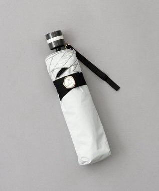 AURORA Beaurance （ビューランス） 刺繍晴雨兼用パラソル（折りたたみ） ホワイト