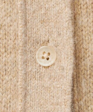 23区 【エステータ】シャイニーカーディガン ベージュ