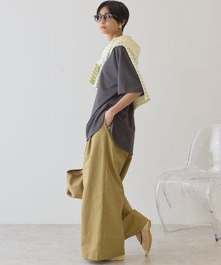 AMERICAN HOLIC 【予約】【接触冷感】ジョーゼットプルオーバー【WEB限定カラー有り】 Chacoal Gray