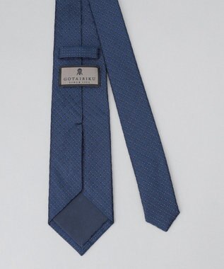 GOTAIRIKU GOTAIRIKU別注【日本製】シルク ネクタイ_ピンドット ネイビー系8