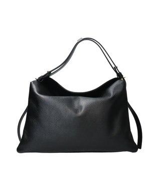 INTER-CHAUSSURES 【LORISTELLA】ソフトレザーハンドバッグ ブラック