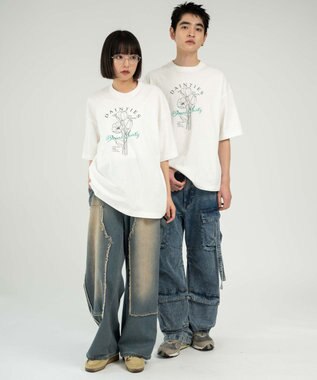 WEGO 【ユニセックス着用ITEM/SMLXLサイズ展開】アソートグラフィックT（SS） 柄18