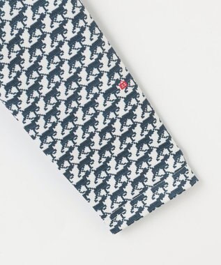 23区GOLF 【WOMEN】【吸水速乾/UVカット】ハンタードッグ柄シャツ ホワイト系5