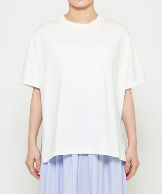 uncrave 【佐藤晴美さん着用・洗濯機洗い可】プレーンストレッチ ビッグTシャツ オフ