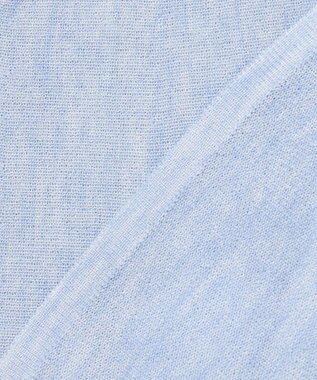 ANY SIS 【洗える】フリルシアー ニット ライトブルー