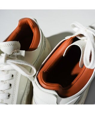 MODE ET JACOMO <carino>グリッター厚底スニーカー ホワイト