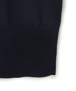 BEIGE， 【洗える】NADIA / バックオーガンジークルーネックカーディガン Navy