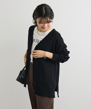 Green Parks アンチピリングゆるｚｉｐカーディガン