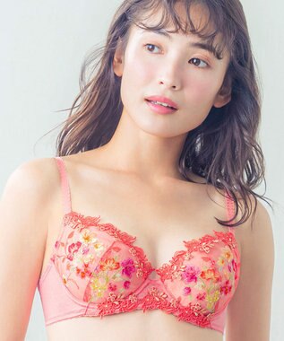 Wing ブラジャー Wing Lesiage ふっくらまる胸メイク やさしいフィット感 【2920シリーズ】 パッド有 ブラ PB2920 ウイング／ワコール オレンジ