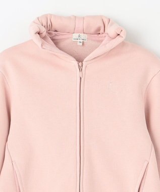 組曲 KIDS 【110-140㎝】バックフリル パーカー ピンク系