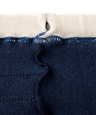 MIKI HOUSE HOT BISCUITS 【70-100cm】 おしりフリル 9分丈ベビースパッツ インディゴブルー