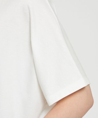 uncrave 【佐藤晴美さん着用・洗濯機洗い可】プレーンストレッチ ビッグTシャツ オフ