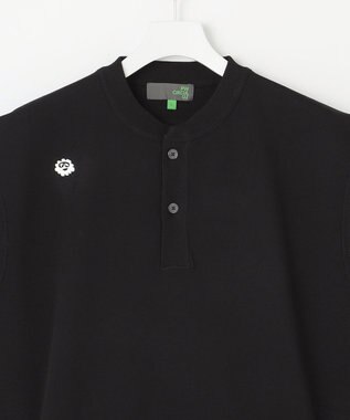 PW CIRCULUS 【MEN】バッグメッシュ ニットベスト ブラック系