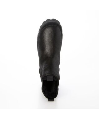 MODE ET JACOMO <carino>本革ムートン　サイドゴアショートブーツ ブラックメタリック