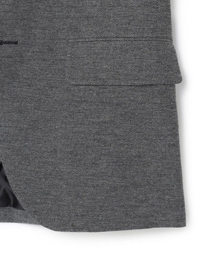 J.PRESS MEN 3シーズン着られる上質素材【ストレッチ / 吸水速乾 / 洗える / 消臭】AXIO 3ポジションジャージー ジャケット ライトグレー系