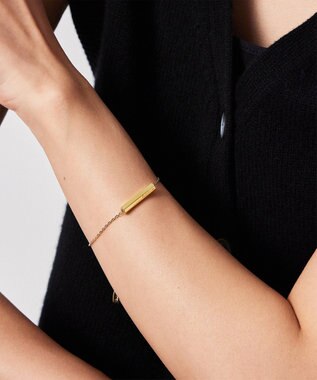 Paul Smith Logo Tube ブレスレット ゴールド