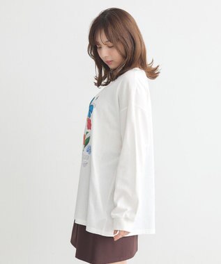 earth music&ecology いいこと奏でるグラフィックＴシャツ White
