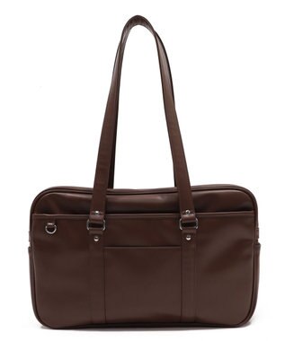 WEGO 【SCHOOL ITEM】PUスクールバッグ ブラウン