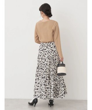 earth music&ecology 細リブＴＥＥ Beige