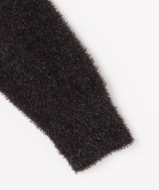 Feroux キラキラシャギー ニット カーディガン グレー系