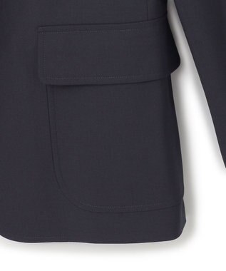 J.PRESS MEN 【AaronChang】【UNISEX】ウールポリエステル トロピカル ブレザー / バギーフィット ネイビー系