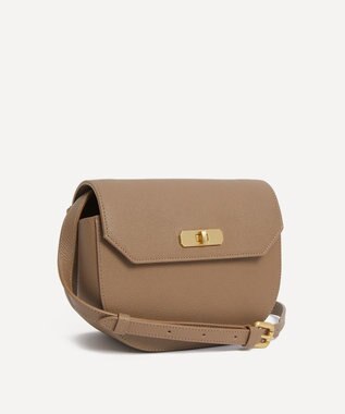 LIBERTY. アイフィス レザー ラウンド クロスボディバッグ トープ