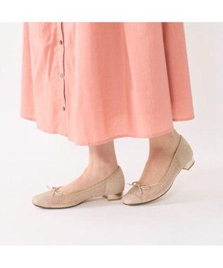  <Riz raffinee>メッシュバレエシューズ
