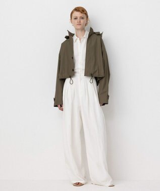 NAVE 【Nave・撥水加工】オーガニックギャバ ジャケット カーキ系