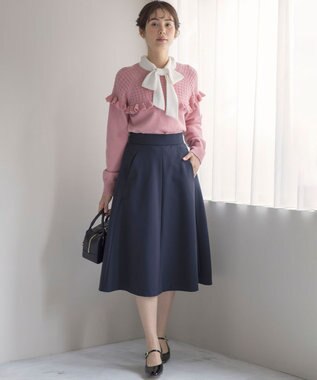 組曲 S 【WEB限定カラーあり】GEMINI フレアスカート ネイビー系